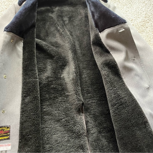 Gray Garrison Park Crownwear Overcoat Men’s Size 46R - Picture 7 of 11